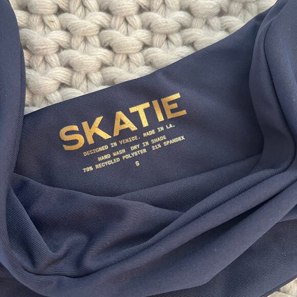 Skatie• ‘Melly’ Bikini Bottom in HARBOR Navy Blue - Picture 5 of 13